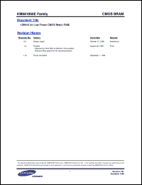 Click here to download KM681000ELI Datasheet