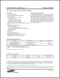 Click here to download K4M511633C-RG Datasheet