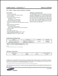 Click here to download K4M513233C-SDF75 Datasheet