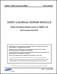 Click here to download M378T3253FG3-CD5 Datasheet