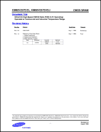 Click here to download KM68V257E Datasheet