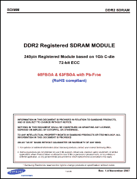 Click here to download M393T5663CZA-CF7 Datasheet