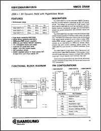 Click here to download KM41257AZ-15 Datasheet