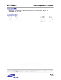 Click here to download KM732V696 Datasheet