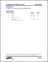 Click here to download K6T2008U2A-TF70 Datasheet