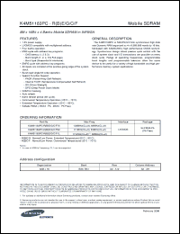 Click here to download K4M51163PC-RBG Datasheet