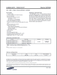 Click here to download K4M28163PH-RBE Datasheet