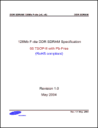 Click here to download K4H280438F-ULA2 Datasheet