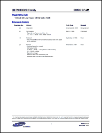 Click here to download K6T1008C2C-RF70 Datasheet