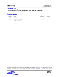 Click here to download KM641003C-12 Datasheet