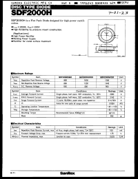 Click here to download SDF2000H100 Datasheet