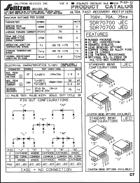 Click here to download SDR70700JEDKVD1N Datasheet