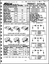 Click here to download SDR08501JAAXLD1N Datasheet