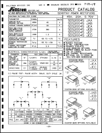 Click here to download SDS20045JEASMSN Datasheet