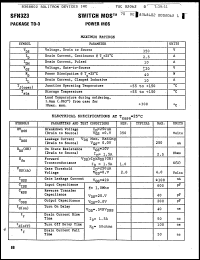 Click here to download SFN323 Datasheet