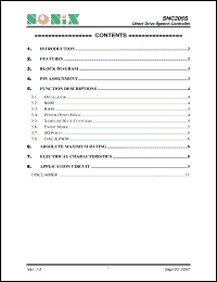 Click here to download SNC205S Datasheet