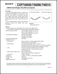 Click here to download CXP740096 Datasheet