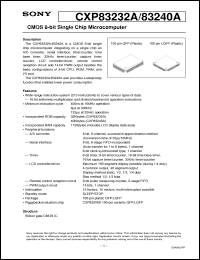 Click here to download CXP83232A Datasheet