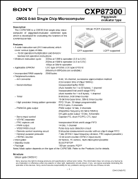 Click here to download CXP87300 Datasheet