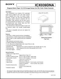 Click here to download ICX039DNA Datasheet