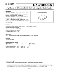 Click here to download CXG1090EN Datasheet