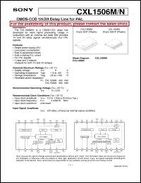 Click here to download CXL1506M Datasheet