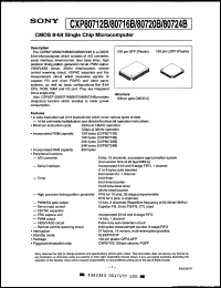 Click here to download CXP80712BR Datasheet