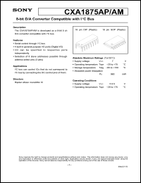 Click here to download CXA1875 Datasheet