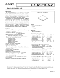 Click here to download CXD2951GA-2 Datasheet