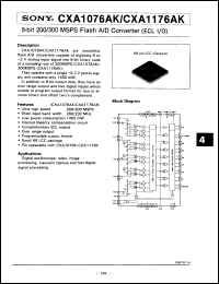 Click here to download CXA1076AK Datasheet