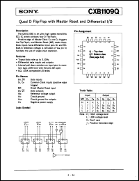 Click here to download CXB1109Q Datasheet