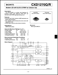 Click here to download CXD1270Q Datasheet