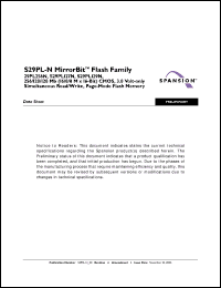 Click here to download S29PL127N70GAI003 Datasheet