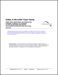 Click here to download S29GL064A100BFIR20 Datasheet