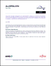 Click here to download AM29PDL127H68VKI Datasheet