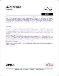 Click here to download AM29DL640G120EE Datasheet