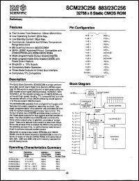 Click here to download SCM23C256E3 Datasheet