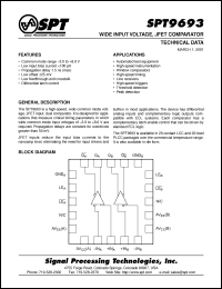 Click here to download SPT9693SCU Datasheet