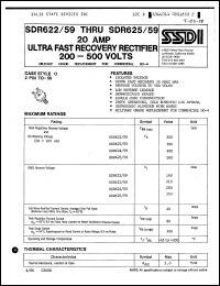 Click here to download SDR623/59 Datasheet