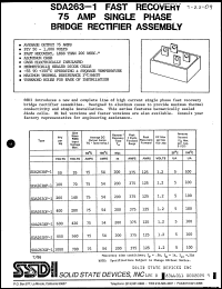 Click here to download SDA263FF1 Datasheet