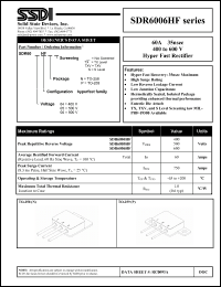 Click here to download SDR6006HFNTXV Datasheet