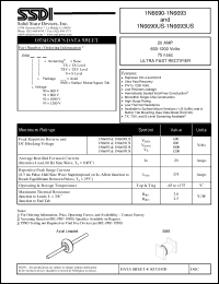 Click here to download 1N6691SMSTXV Datasheet