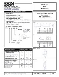 Click here to download ST500A7.5 Datasheet