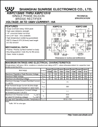 Click here to download KBPC1504W Datasheet