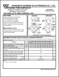 Click here to download KBPC2506 Datasheet