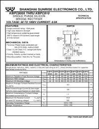 Click here to download KBPC802 Datasheet