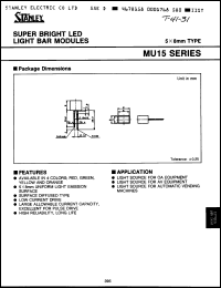 Click here to download MU15-3101 Datasheet