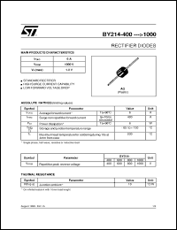 Click here to download BY214-800 Datasheet