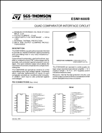 Click here to download ESM1600B Datasheet