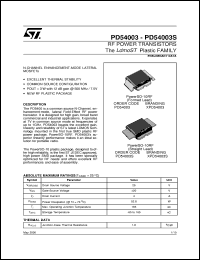 Click here to download PD54003 Datasheet